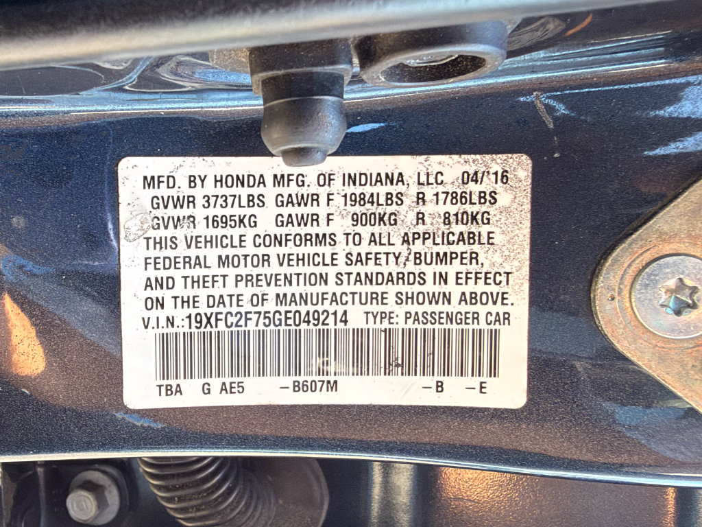 Used 2016 Honda Civic EX image 26