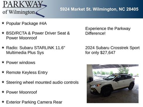 Used 2024 Subaru Crosstrek 2.5i Sport w/ Popular Package #4A AWD/4WD image 6