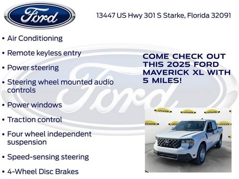 New 2025 Ford Maverick XL w/ Equipment Group 102A image 15