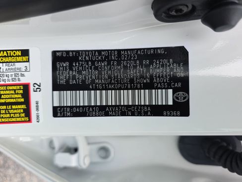 Used 2023 Toyota Camry SE FWD image 33