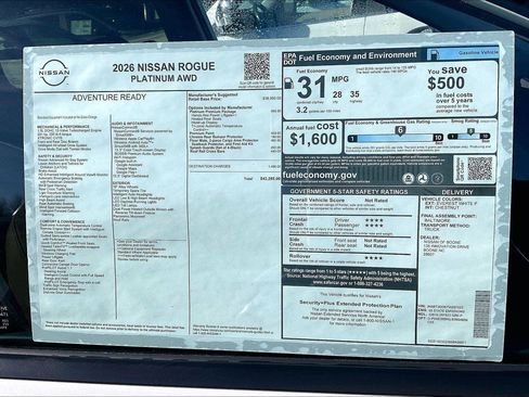 New 2026 Nissan Rogue Platinum w/ Platinum Premium Package image 14