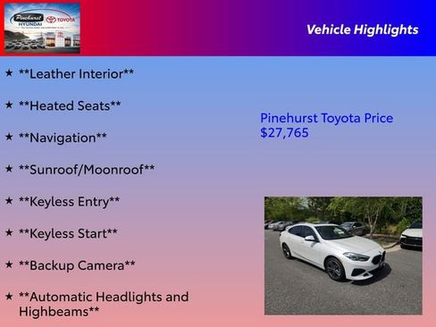 Used 2023 BMW 228i xDrive Gran Coupe w/ Convenience Package AWD/4WD image 31