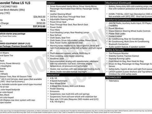 Used 2009 Chevrolet Tahoe LS RWD image 5