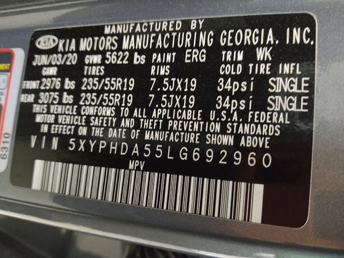 Used 2020 Kia Sorento EX image 33