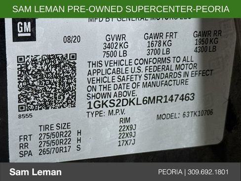 Used 2021 GMC Yukon Denali w/ Denali Premium Package AWD/4WD image 36