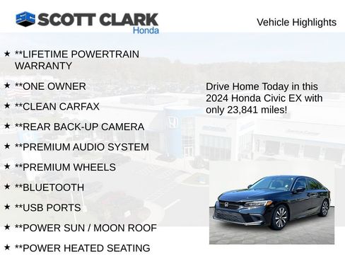 Used 2024 Honda Civic EX image 11
