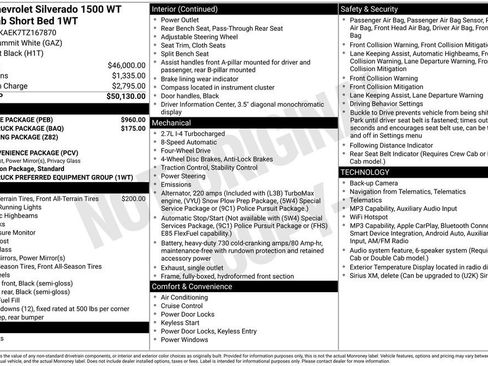 Used 2026 Chevrolet Silverado 1500 W/T w/ WT Value Package AWD/4WD image 5