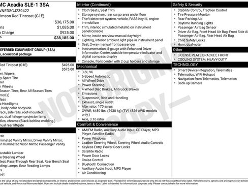 Used 2016 GMC Acadia SLE image 6