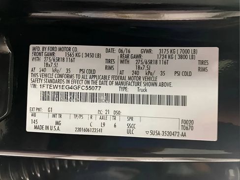 Used 2016 Ford F150 XLT w/ Equipment Group 302A Luxury AWD/4WD image 10