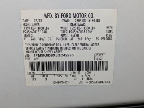 Used 2018 Ford Explorer XLT image 33