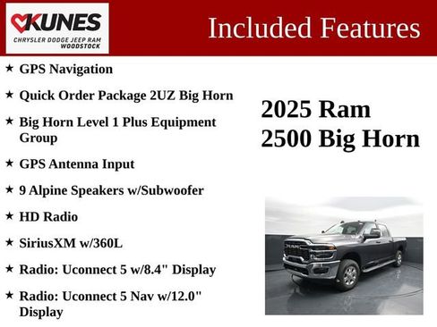 Used 2025 RAM 2500 Big Horn AWD/4WD image 3