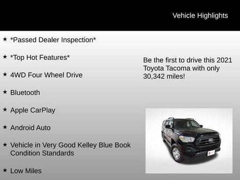 Certified 2021 Toyota Tacoma SR image 6