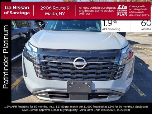 New 2026 Nissan Pathfinder Platinum image 2
