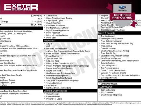 Certified 2025 Subaru Forester Base image 1
