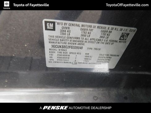 Used 2015 Chevrolet Silverado 1500 LTZ Z71 w/ LTZ Plus Package image 12
