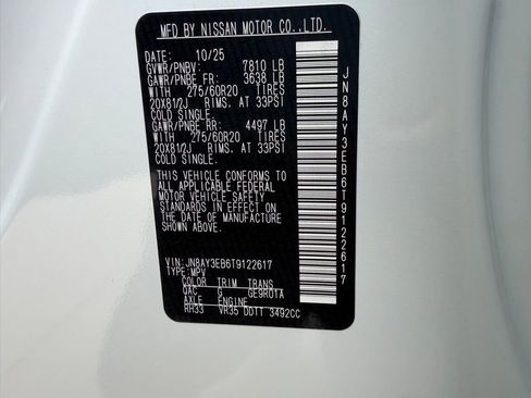 New 2026 Nissan Armada Platinum image 42