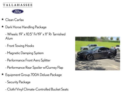 Used 2024 Ford Mustang Dark Horse w/ Dark Horse Handlin Package RWD image 9