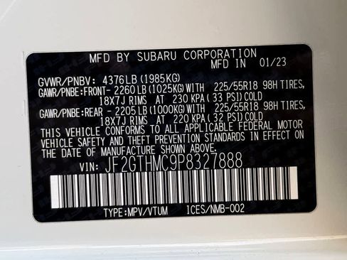 Certified 2023 Subaru Crosstrek 2.5i Limited w/ Moonroof Package AWD/4WD image 22