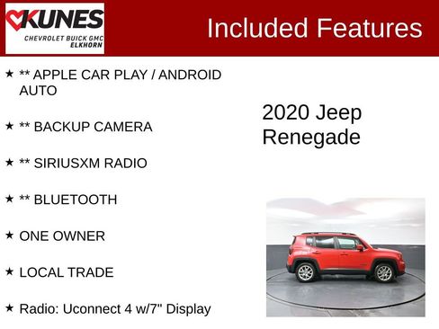 Used 2020 Jeep Renegade Latitude image 2
