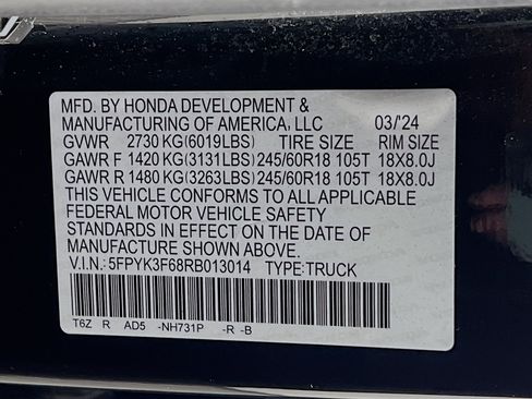 Used 2024 Honda Ridgeline TrailSport image 28