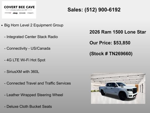 New 2026 RAM 1500 Lone Star AWD/4WD image 37