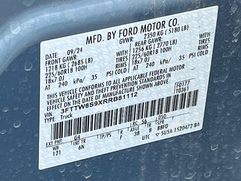 Used 2024 Ford Maverick Lariat w/ 4K Tow Package AWD/4WD image 33