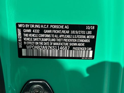 Certified 2019 Porsche 911 Carrera 4 GTS AWD/4WD image 45