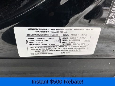 Used 2023 BMW X3 xDrive30i image 26