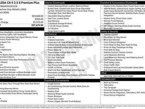 Used 2023 MAZDA CX-5 AWD 2.5 S w/ Premium Plus Pkg image 26