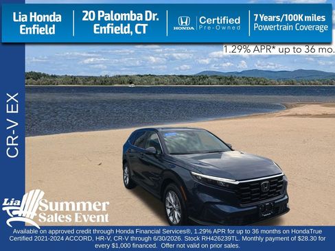 Certified 2024 Honda CR-V EX image 1