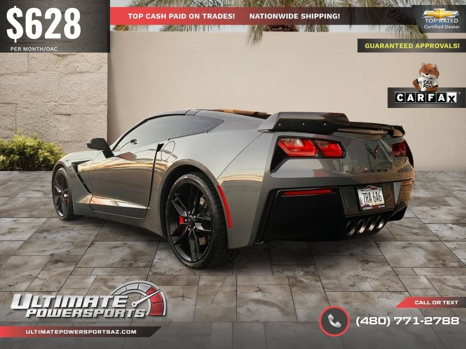 Used 2016 Chevrolet Corvette Stingray Coupe w/ Carbon Flash Badge Package RWD image 61