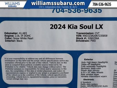 Used 2024 Kia Soul LX FWD image 45