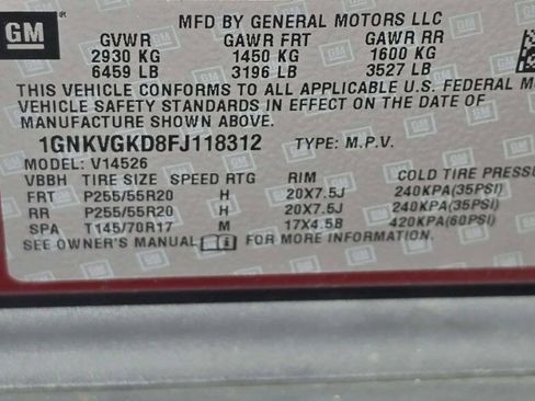 Used 2015 Chevrolet Traverse LT w/ Style and Technology Package AWD/4WD image 12