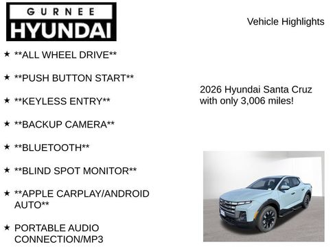 Certified 2026 Hyundai Santa Cruz SE AWD/4WD image 7