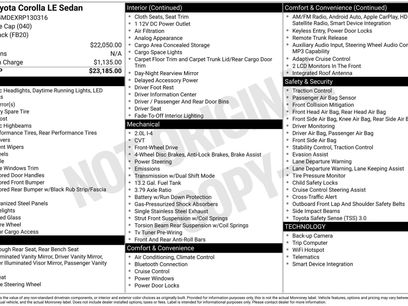 Used 2024 Toyota Corolla LE