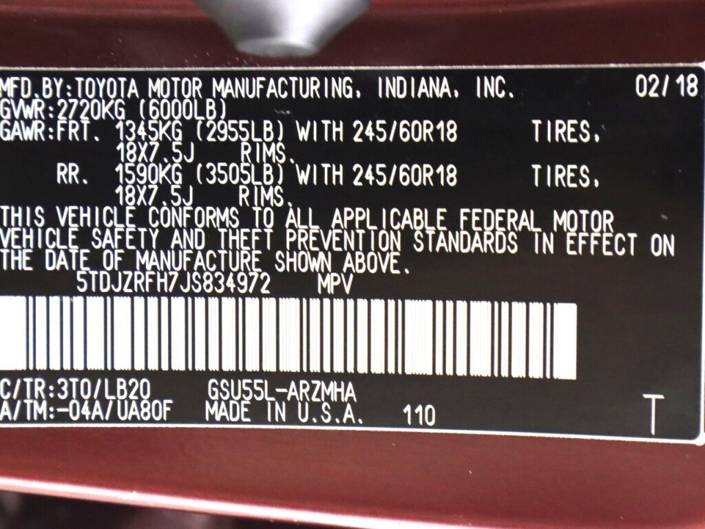 Used 2018 Toyota Highlander XLE AWD/4WD image 46
