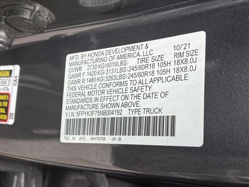 Used 2022 Honda Ridgeline RTL-E image 15