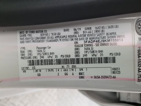 Used 2019 Ford Fiesta SE w/ Equipment Group 201A image 33