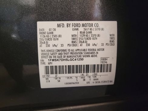 Used 2020 Ford Explorer XLT w/ Equipment Group 202A RWD image 33