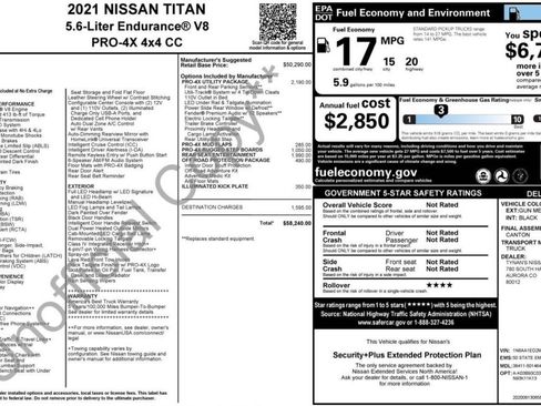 Used 2021 Nissan Titan PRO-4X w/ Pro-4x Utility Package image 15