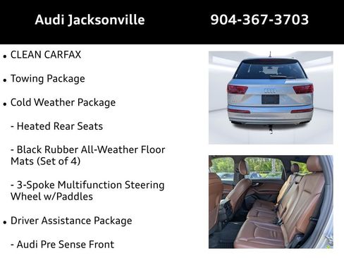 Certified 2019 Audi Q7 3.0T Premium Plus w/ Premium Plus Package AWD/4WD image 9