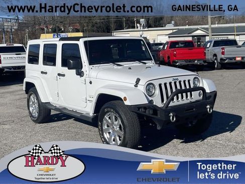 Used 2017 Jeep Wrangler Unlimited Sahara w/ Dual Top Group image 1