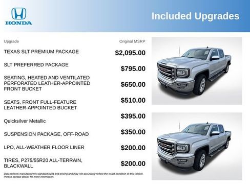 Used 2018 GMC Sierra 1500 SLT w/ Texas SLT Premium Package AWD/4WD image 3