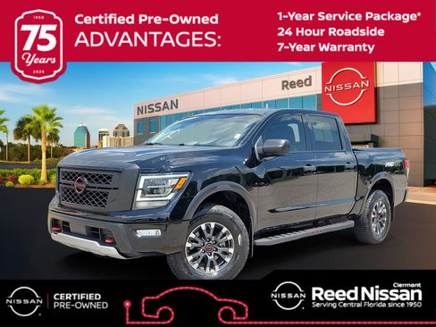 Certified 2024 Nissan Titan PRO-4X w/ Off Road Protection Package AWD/4WD image 1