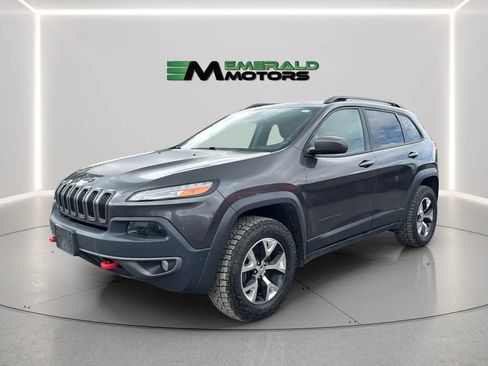 Used 2015 Jeep Cherokee Trailhawk w/ Leather Interior Group AWD/4WD image 1