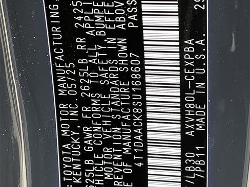 New 2025 Toyota Camry XSE image 27