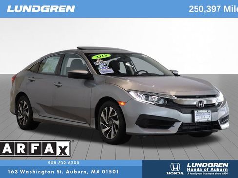 Certified 2018 Honda Civic EX image 1