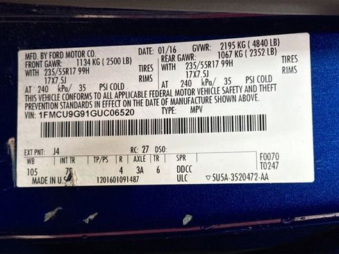 Used 2016 Ford Escape SE image 30