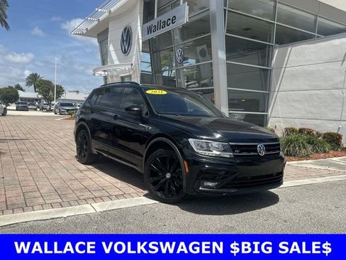 Certified 2021 Volkswagen Tiguan SE R-Line FWD image 1