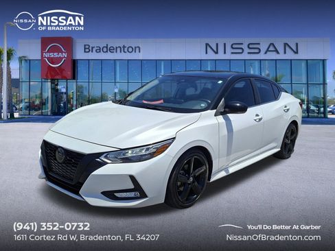 Used 2023 Nissan Sentra SR w/ Midnight Edition Package FWD image 1
